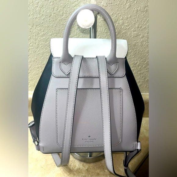 Kate Spade New York Adel Medium Flap
Backpack (Optic white/taupe/black) - Picture 5 of 14